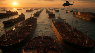 Thousands of Sailors Stranded as Strait of Hormuz Crisis Paralyzes Global Oil Transport