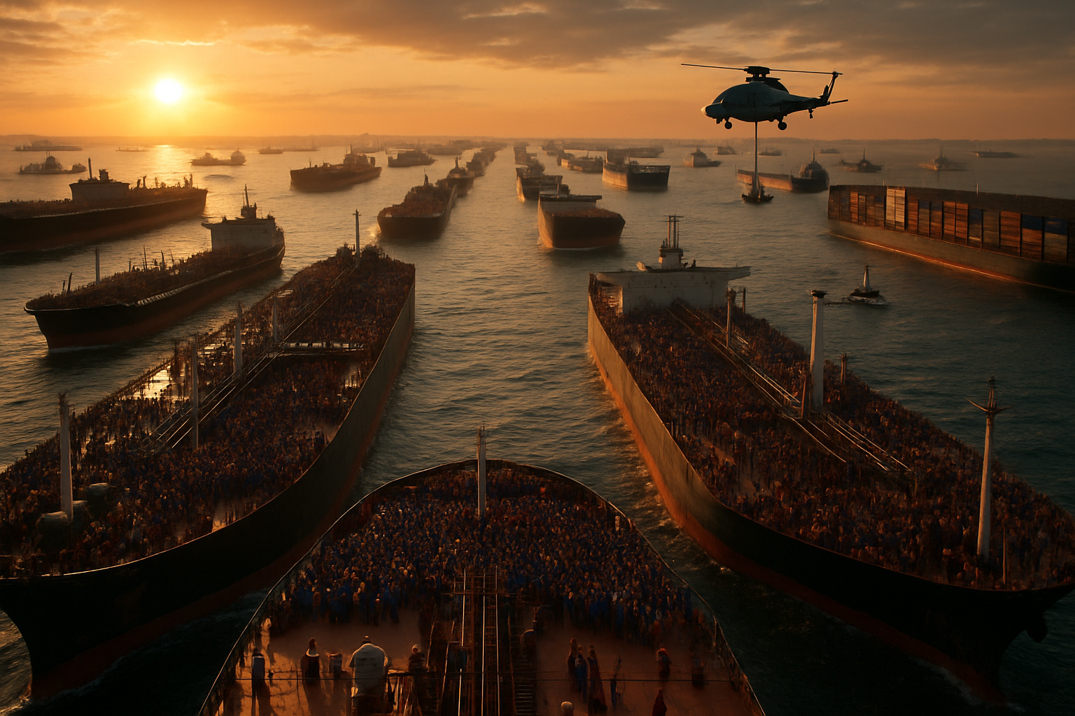 Thousands of Sailors Stranded as Strait of Hormuz Crisis Paralyzes Global Oil Transport