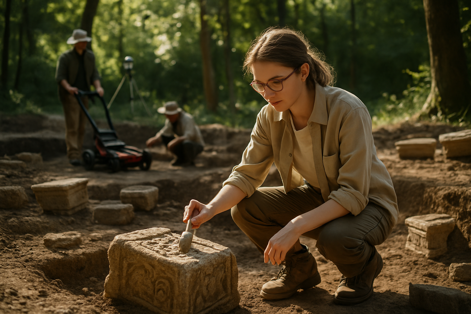 Student's Forest Vigil Leads to Archaeological Triumph as German Scientists Uncover 2,200-Year-Old Roman Military Camp