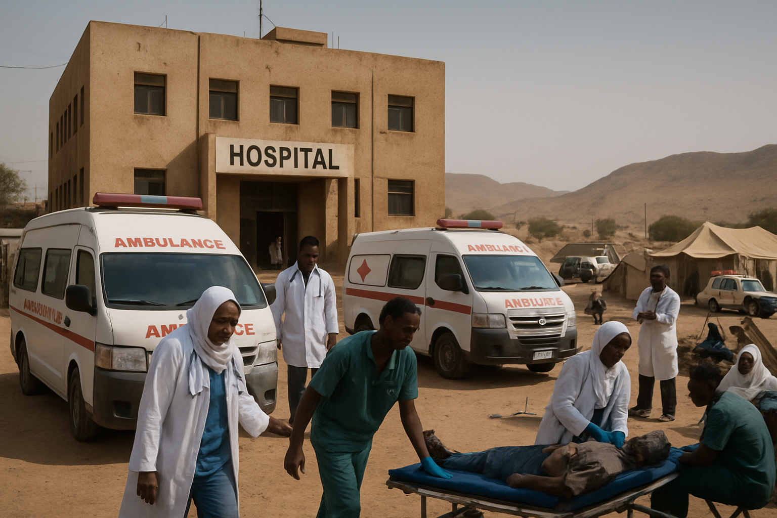 Sudan Crisis Deepens as Hospital Attacks Kill 22 While Famine Spreads to Two More Darfur Towns