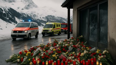 Swiss Alpine Bar Fire Death Toll Rises to 41 as 18-Year-Old Victim Succumbs to Injuries