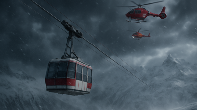 Deadly Cable Car Tragedy Strikes Swiss Alps: One Killed as Gondola Falls in Fierce Winds at Engelberg Resort
