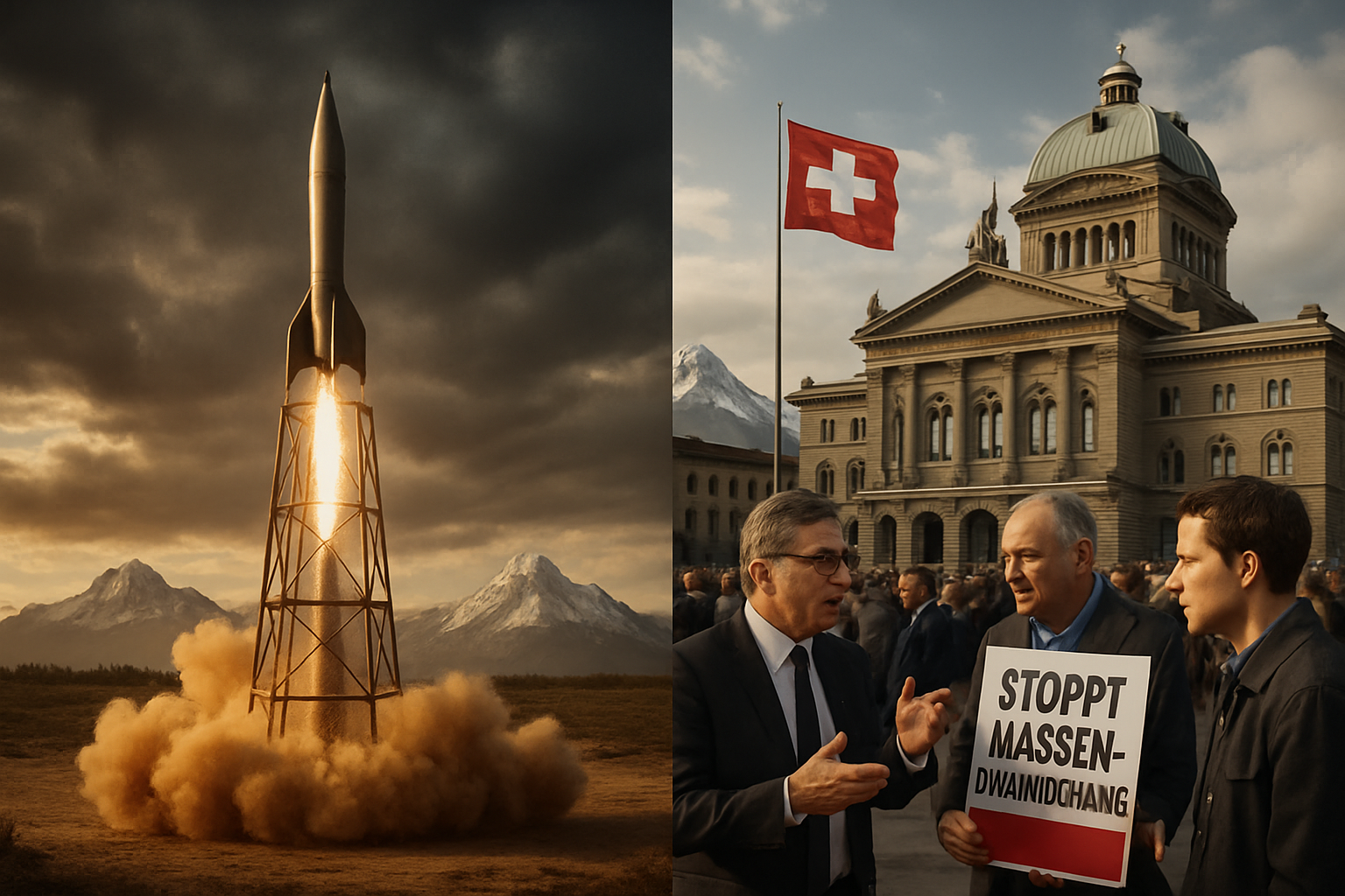 Switzerland Commemorates Space Pioneer Goddard's Centennial Amid Heated Immigration Debate