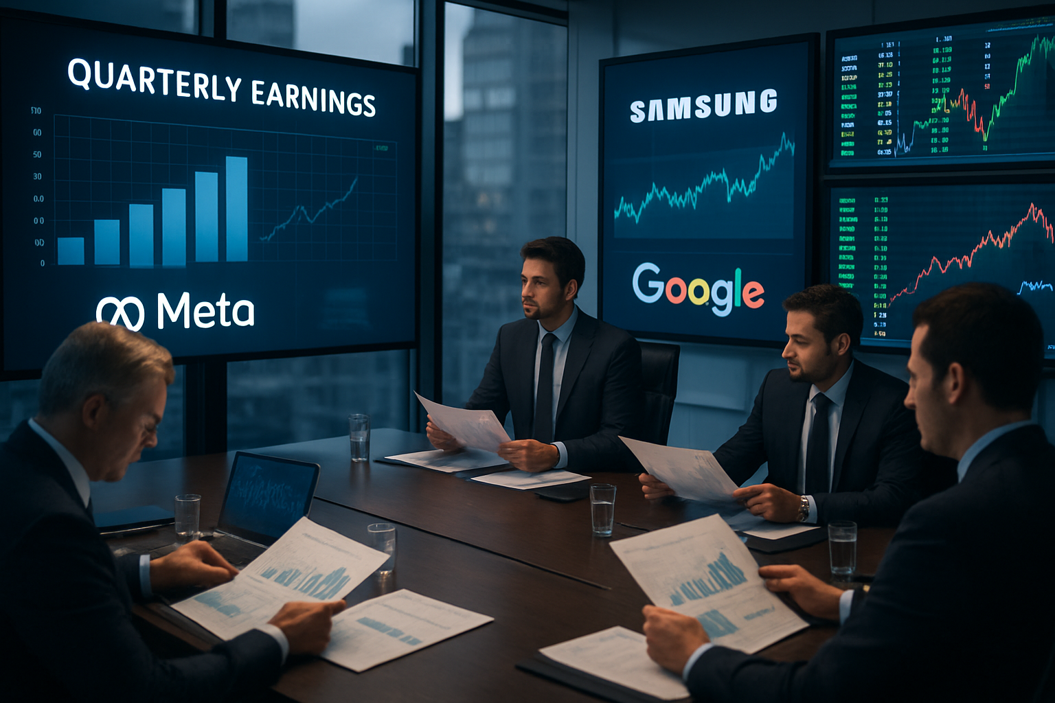 Tech Giants Report Mixed Quarterly Results as AI Investments Strain Budgets Amid Market Volatility