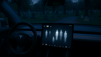Tesla's Mysterious Cemetery Silhouettes Spark AI Technology Debate as Virtual Companions Rise