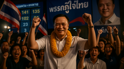 Thailand's Bhumjaithai Party Secures Historic Landslide Victory in Snap Election
