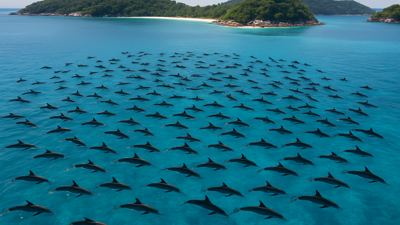 Unprecedented Marine Conservation Success: 120+ Dolphins Form Super Pod Near Thailand's Similan Islands