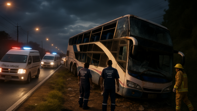Thailand Faces Dual Crisis as Bus Accident Injures Dozens and Police Arrest Malaysian Scammer in Major Fraud Case