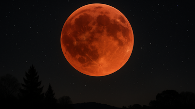 Spectacular Blood Moon Illuminates Asia and Americas in Total Lunar Eclipse