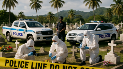 Trinidad and Tobago Police Discover 56 Bodies in Shocking Cemetery Mass Grave
