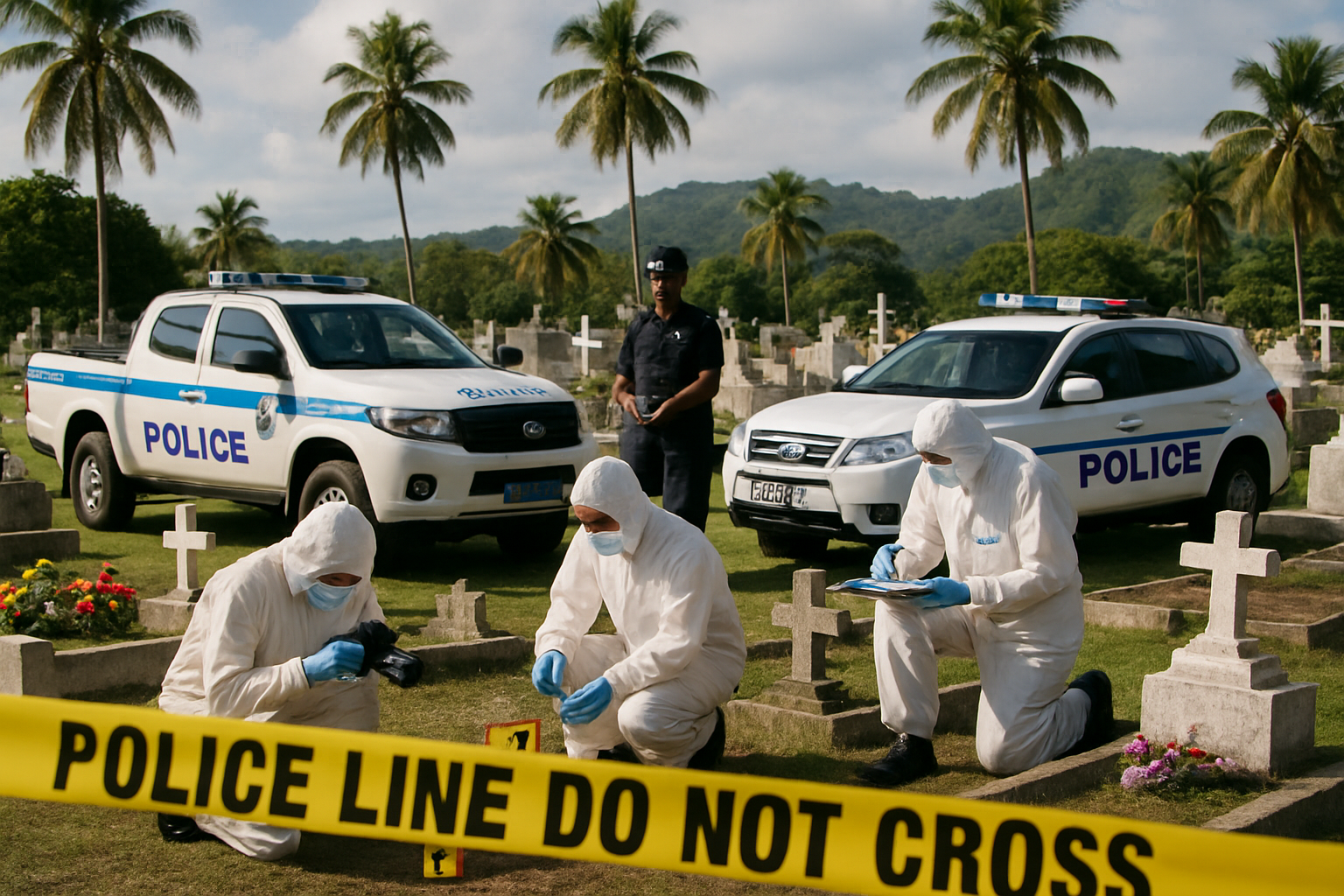 Trinidad and Tobago Police Discover 56 Bodies in Shocking Cemetery Mass Grave
