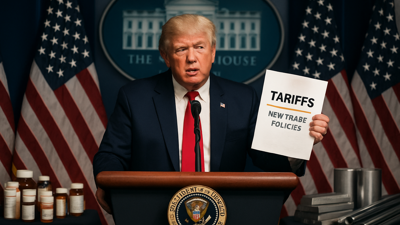 Trump Announces 100% Pharmaceutical Tariffs as Trade War Escalates Globally