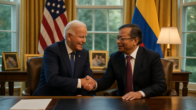 Trump Signs $1.2 Trillion Bill Ending Government Shutdown After Historic Meeting With Colombian President Petro