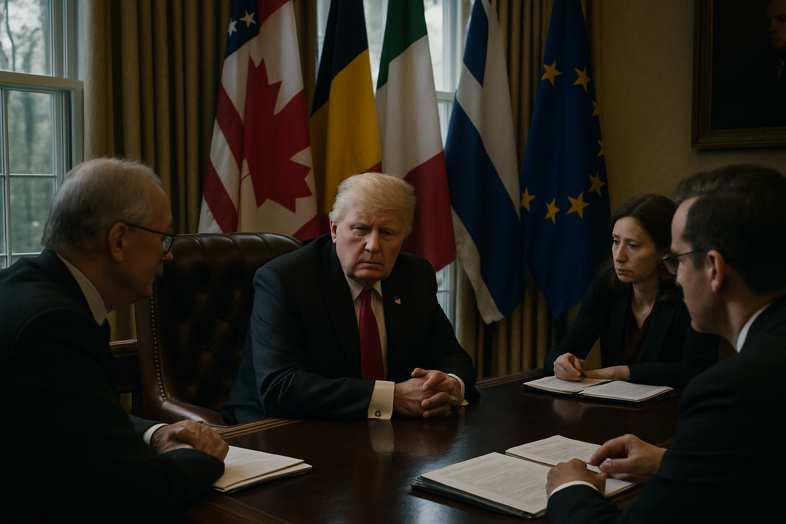 Trump Threatens Canada Bridge Opening as European Leaders Push Back on Administration Policies