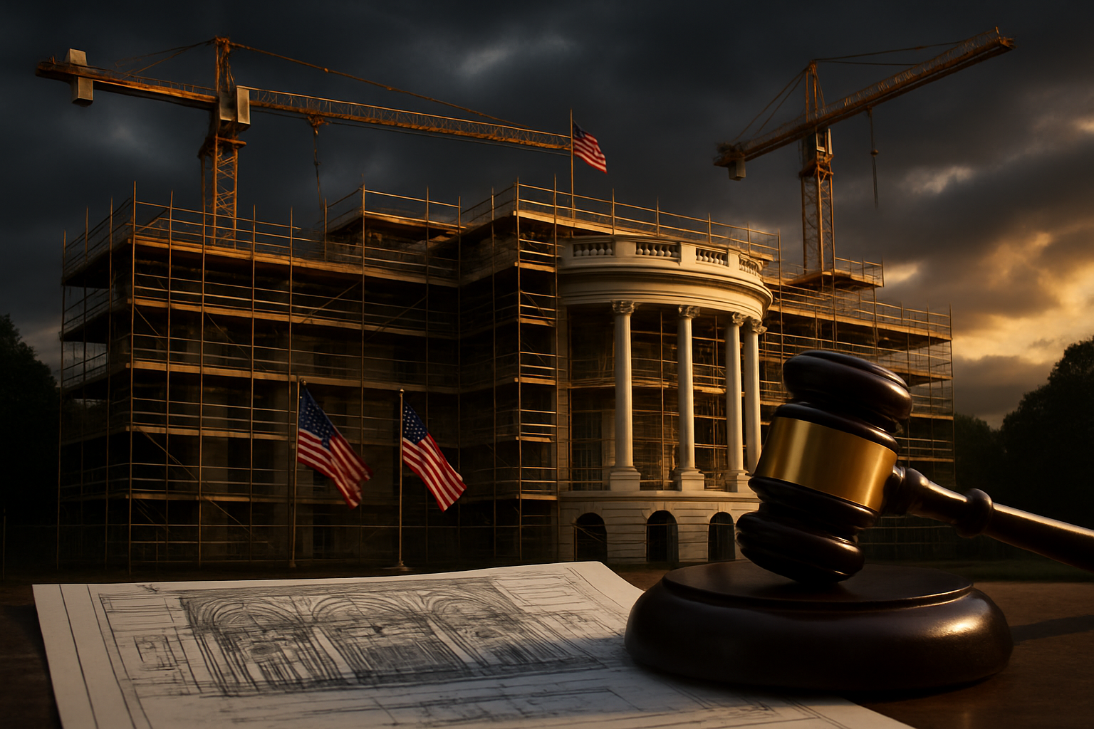 Federal Judge Halts Trump's Controversial $400 Million Golden White House Ballroom Project