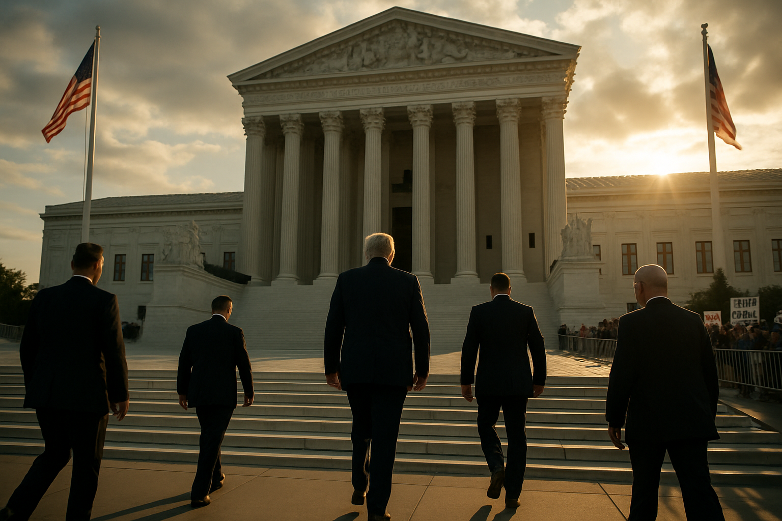 Trump Makes Historic Supreme Court Appearance as Justices Express Deep Skepticism Over Birthright Citizenship Order