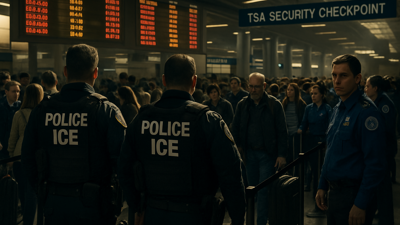 Trump Deploys ICE Agents to US Airports as Government Shutdown Deepens Over TSA Funding Crisis