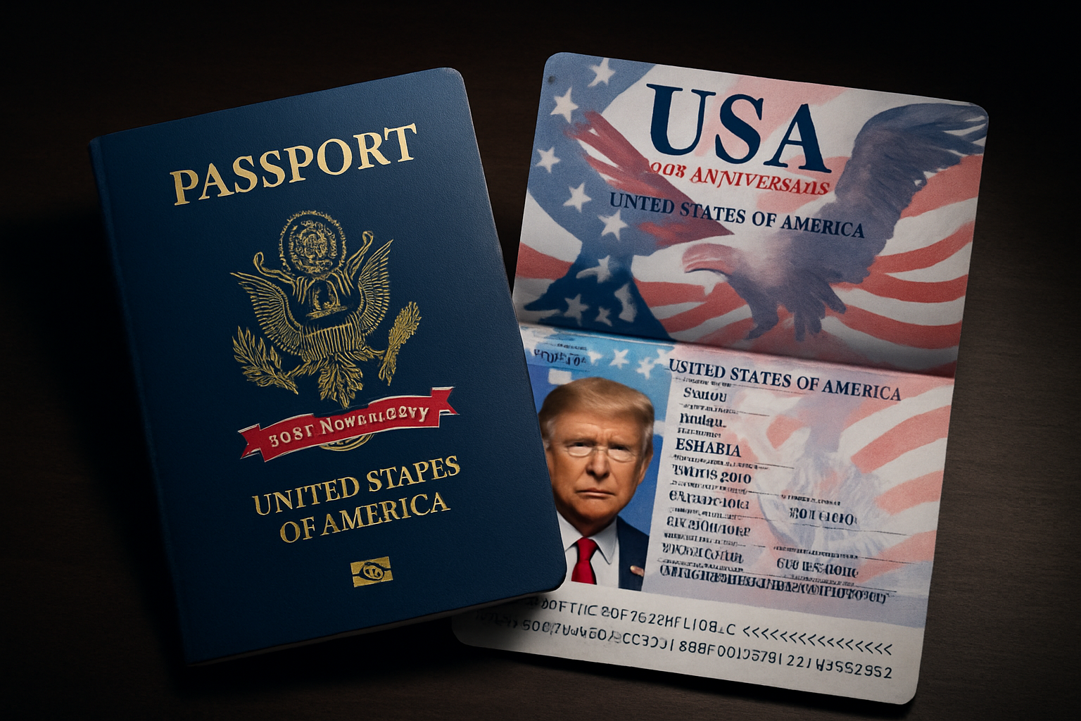 Trump's Image Featured on New US Passports to Commemorate 250th Independence Anniversary