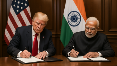 Trump Announces Historic Trade Deal with India, Slashing Tariffs to 18% as Modi Agrees to End Russian Oil Purchases