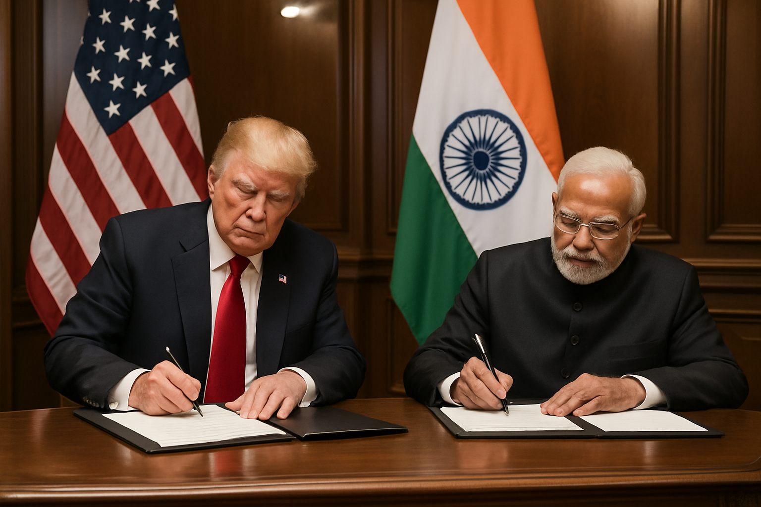 Trump Announces Historic Trade Deal with India, Slashing Tariffs to 18% as Modi Agrees to End Russian Oil Purchases