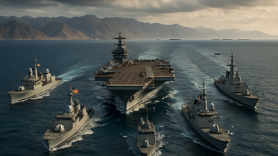 Trump Calls for International Naval Coalition to Secure Strait of Hormuz as Iran Crisis Enters Critical Phase