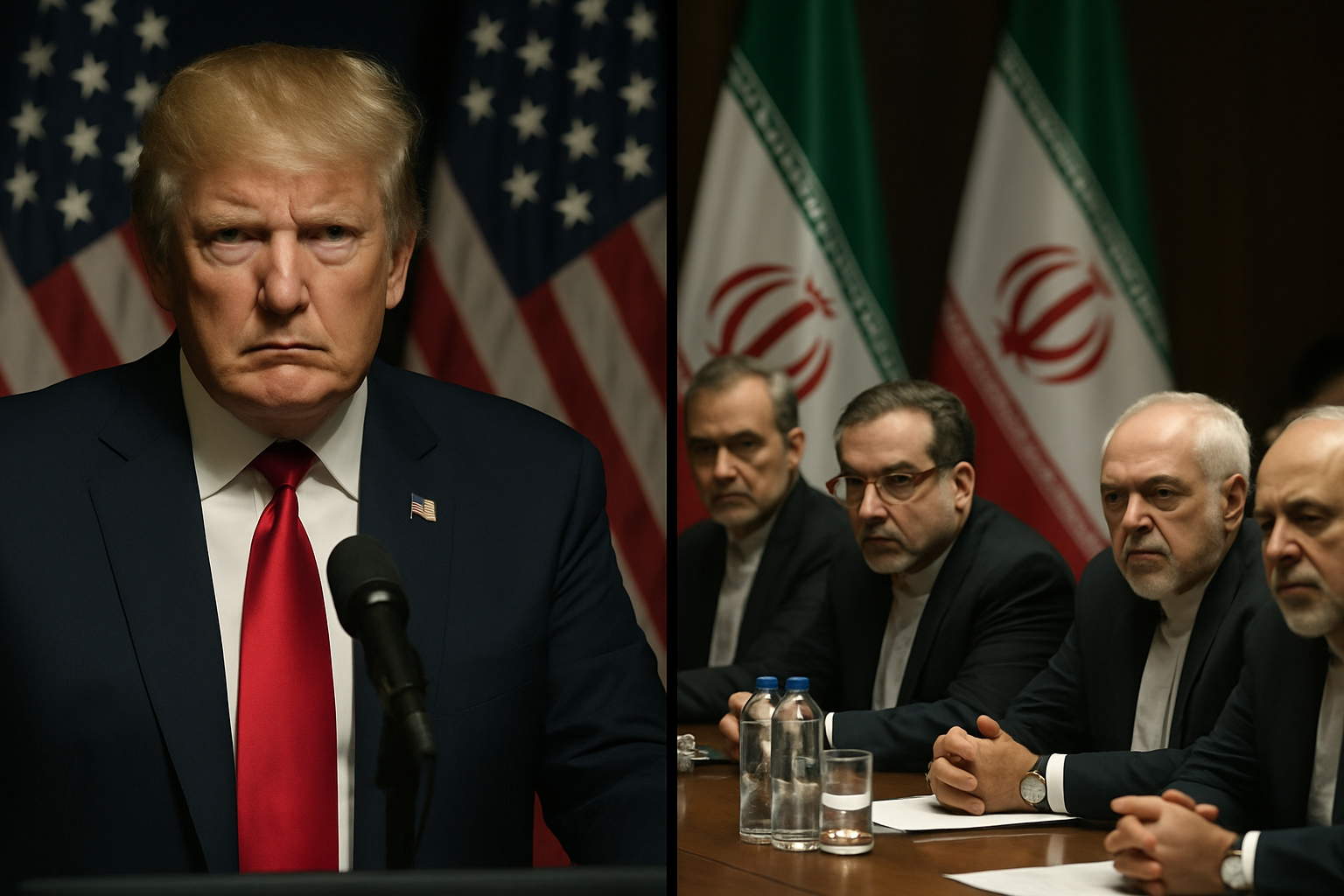 Trump Expresses Frustration with Iran Nuclear Talks as Military Options Remain on Table