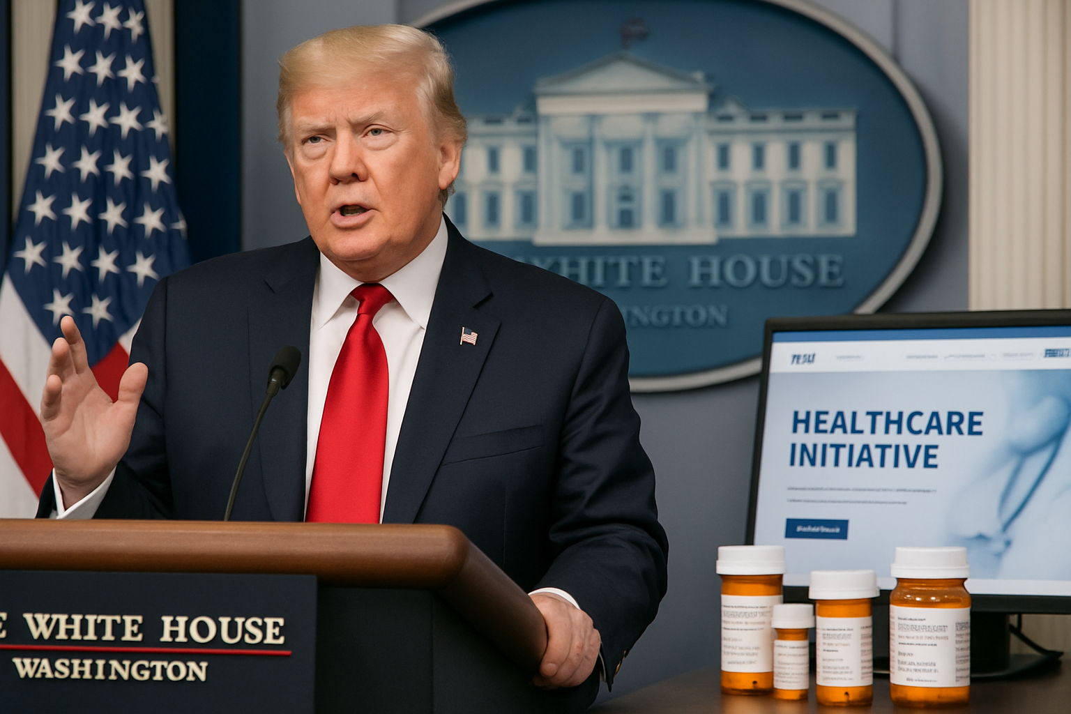 Trump Unveils TrumpRx Website Promising Dramatic Prescription Drug Savings for Americans