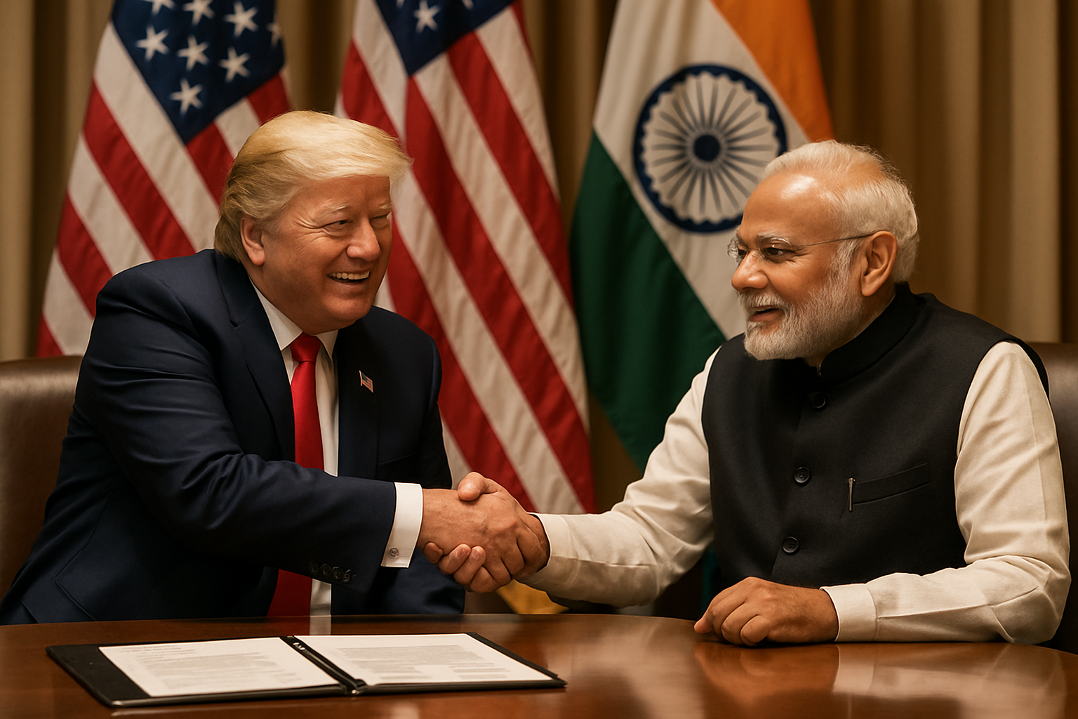 Trump Announces Historic India Trade Deal as Modi Commits to End Russian Oil Purchases