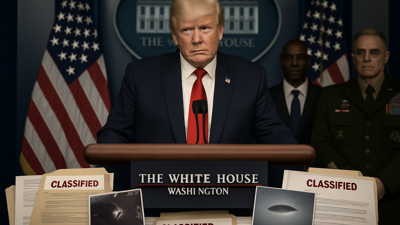 Trump Orders Full Release of Classified UFO and Alien Files After Obama Comments