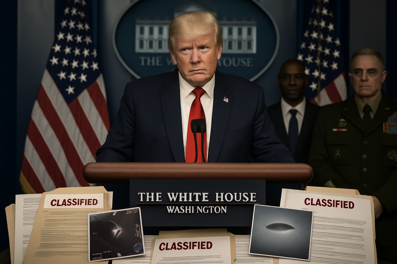 Trump Orders Full Release of Classified UFO and Alien Files After Obama Comments