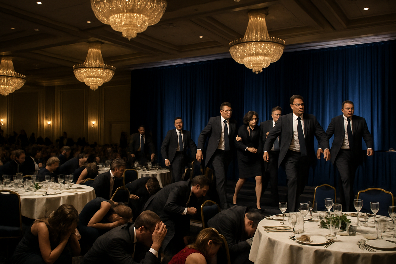 Armed Gunman Breaches Security at White House Correspondents' Dinner, Trump Evacuated Safely