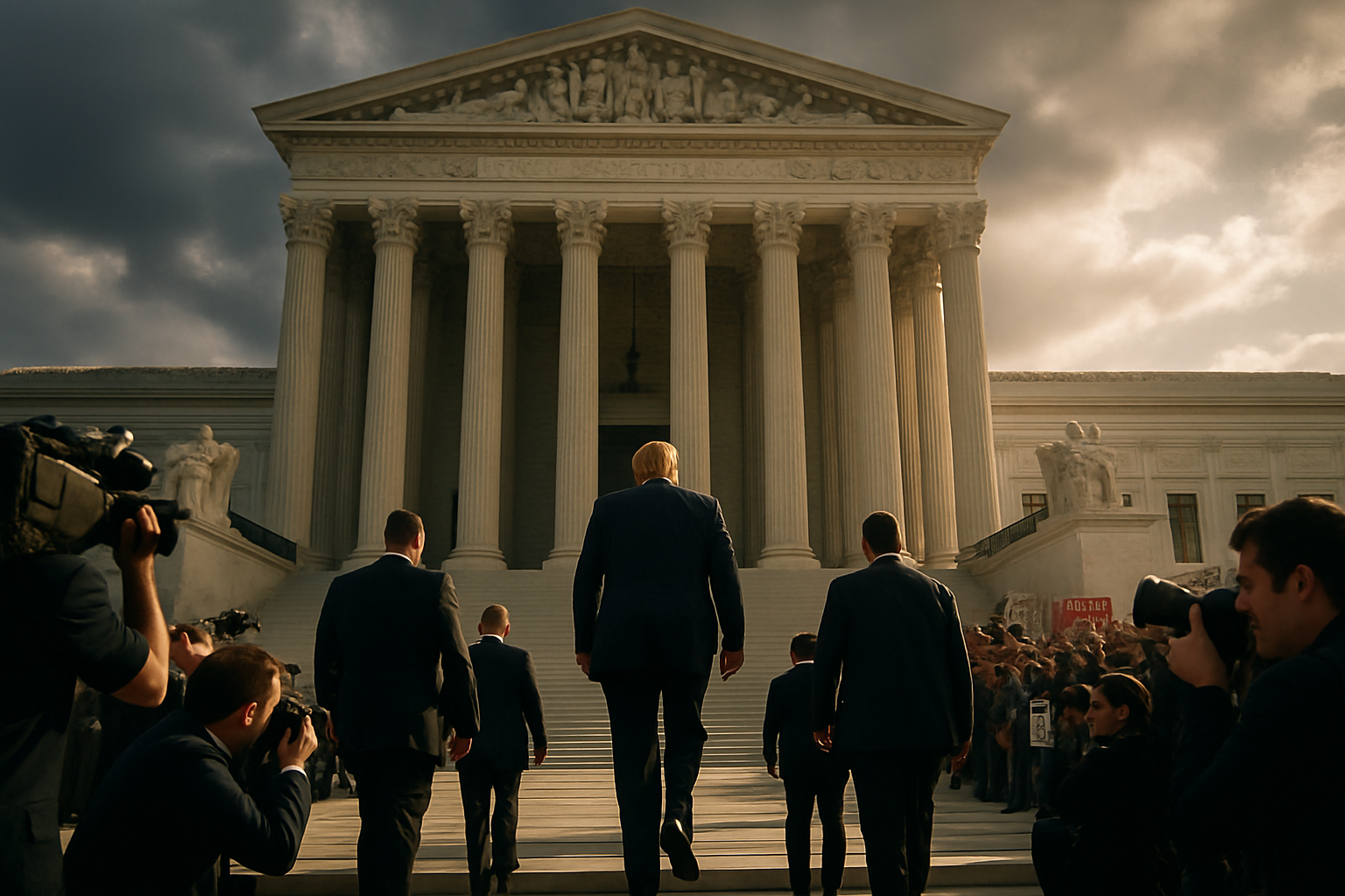 Trump Makes Historic Supreme Court Appearance for Birthright Citizenship Arguments