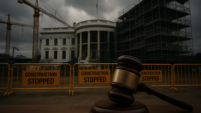 Federal Judge Halts Trump's $400 Million White House Ballroom Project