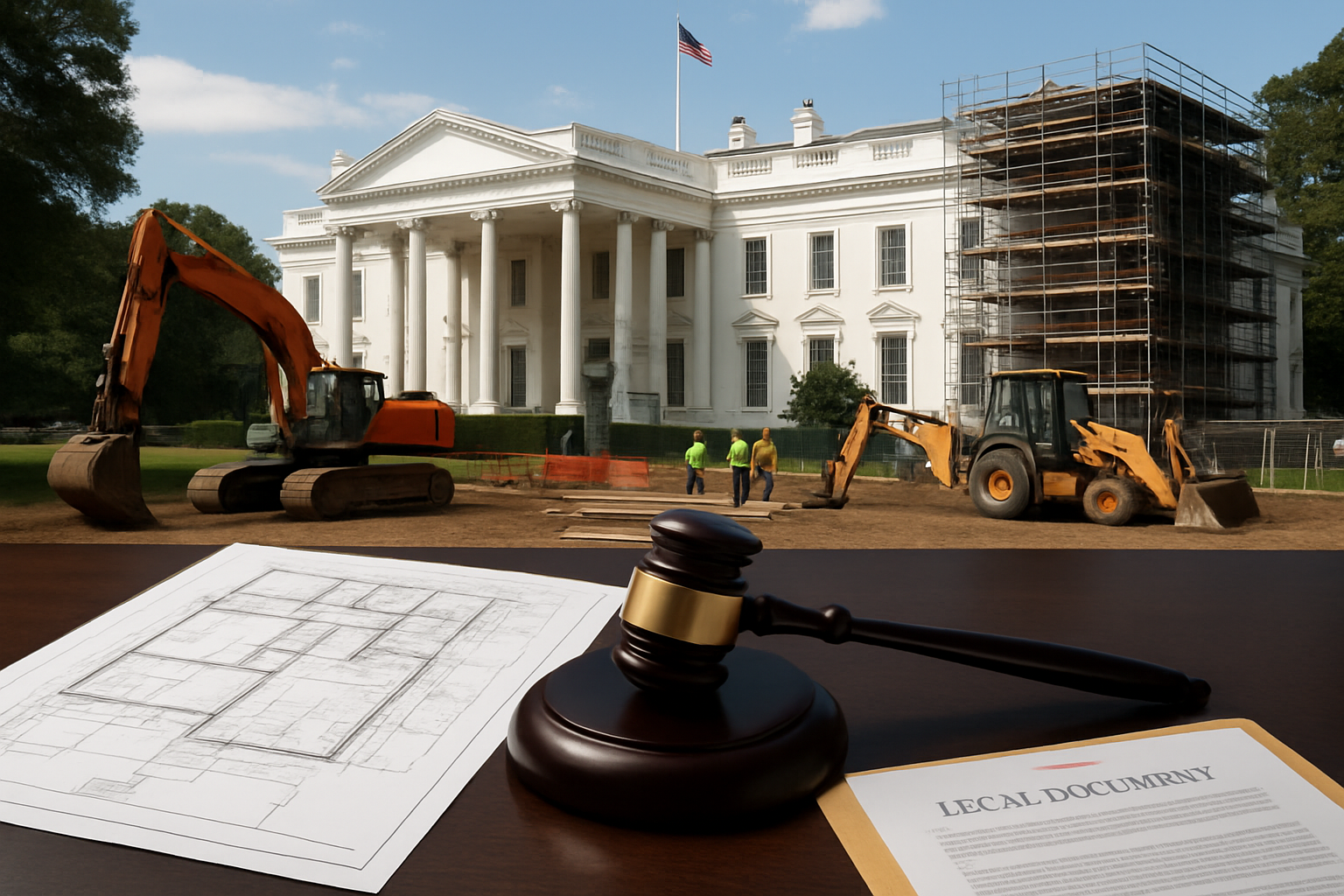 Federal Judge Halts Trump's White House Ballroom Project, Rules Congressional Approval Required