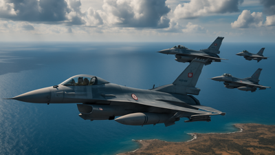Turkey Deploys F-16 Fighter Jets to Northern Cyprus Amid Escalating Regional Crisis