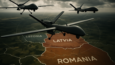 Ukrainian Drone Incidents Breach European Airspace Across Baltic States