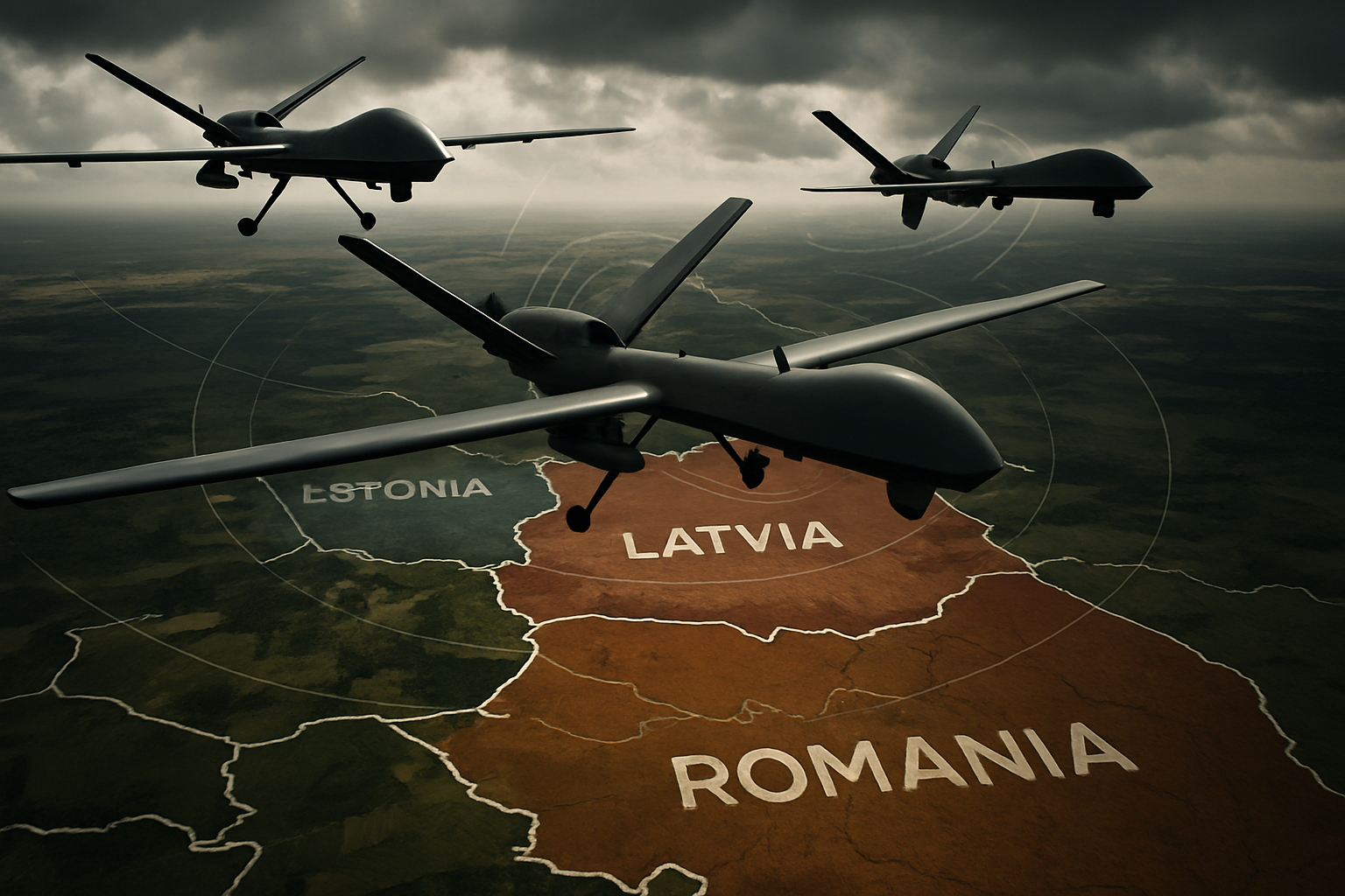 Ukrainian Drone Incidents Breach European Airspace Across Baltic States