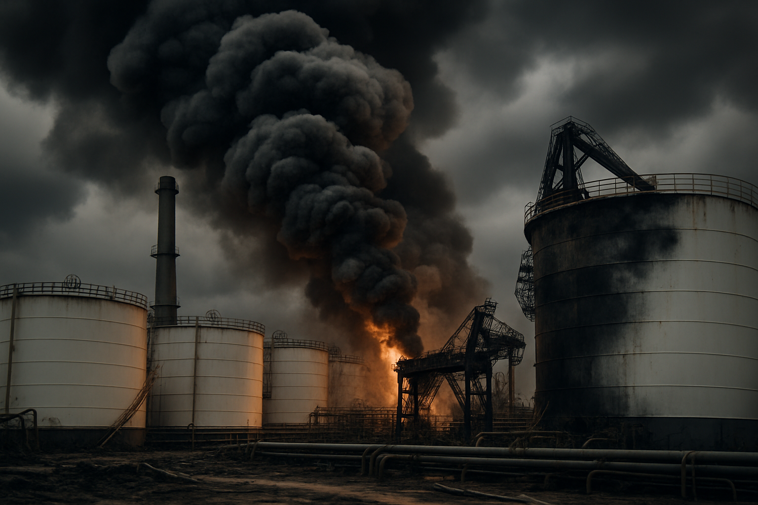 Ukraine Launches Major Strikes on Russian Oil Infrastructure as Hungary Threatens Gas Supply Cuts