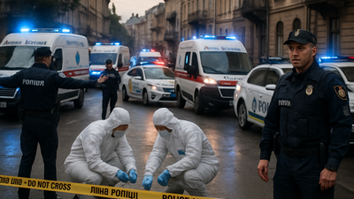 Terror Attack in Ukraine's Lviv Kills Police Officer, Wounds 14 Others in Apparent Trap