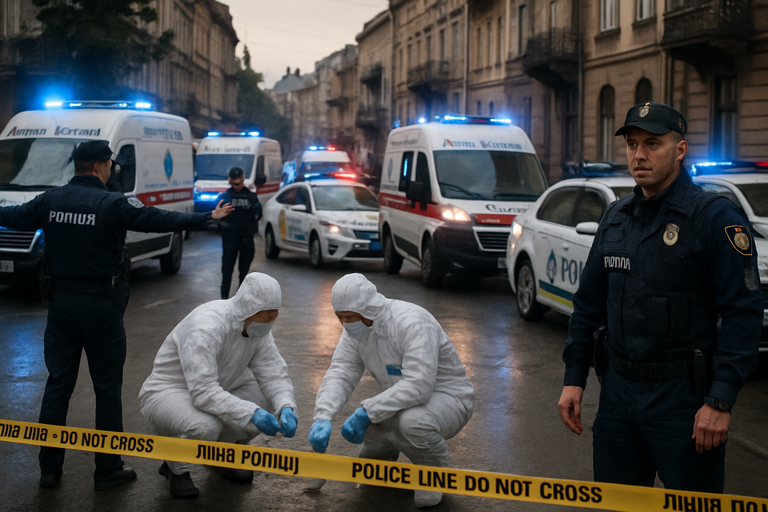 Terror Attack in Ukraine's Lviv Kills Police Officer, Wounds 14 Others in Apparent Trap