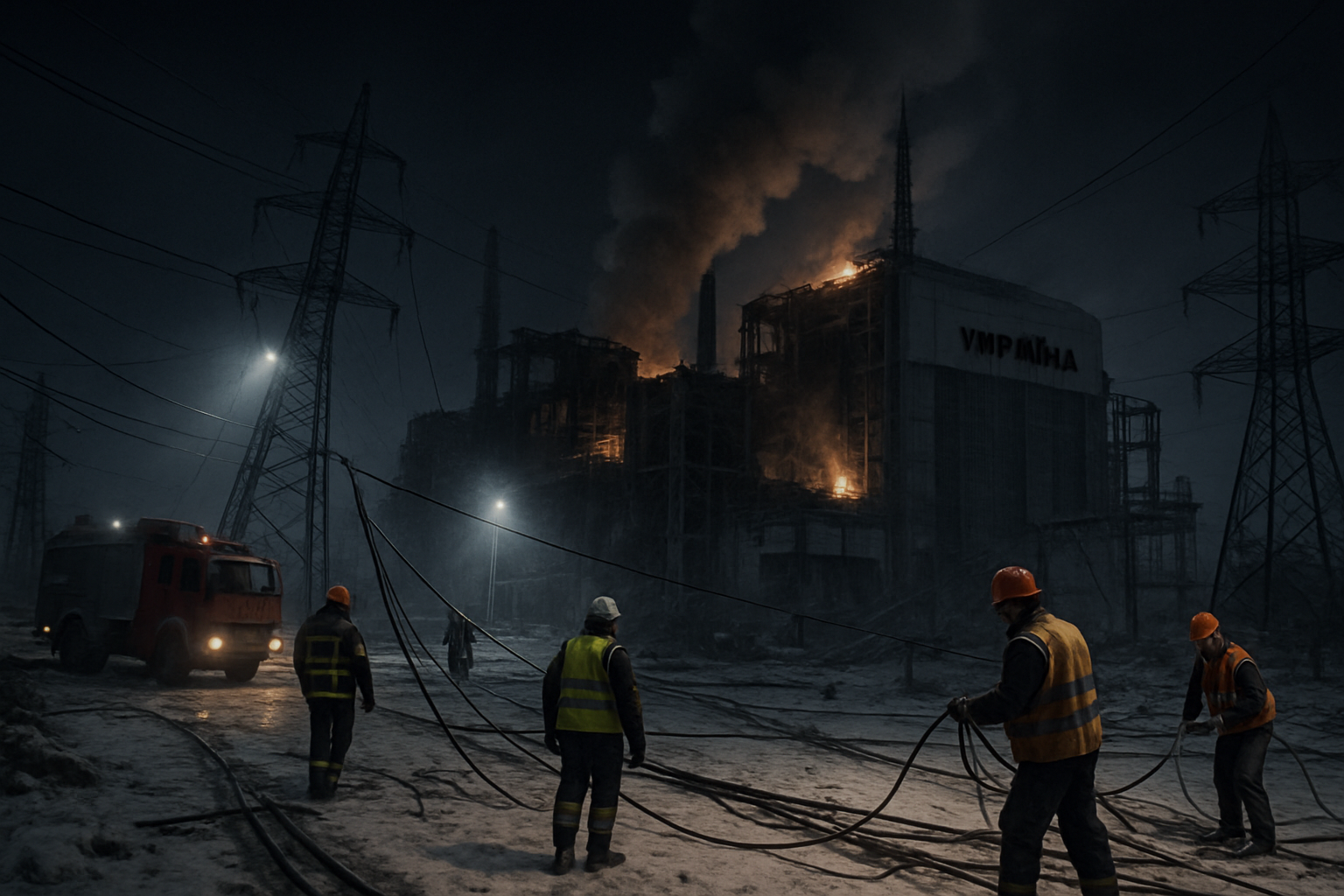 Ukraine's Nuclear Plants Halt Electricity Production After Devastating Russian Energy Strikes