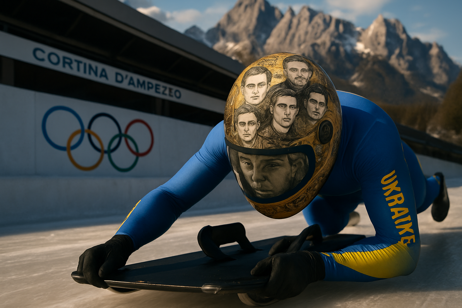 Ukrainian Skeleton Athlete Vladyslav Heraskevych Disqualified from Olympics Over Memorial Helmet Tribute