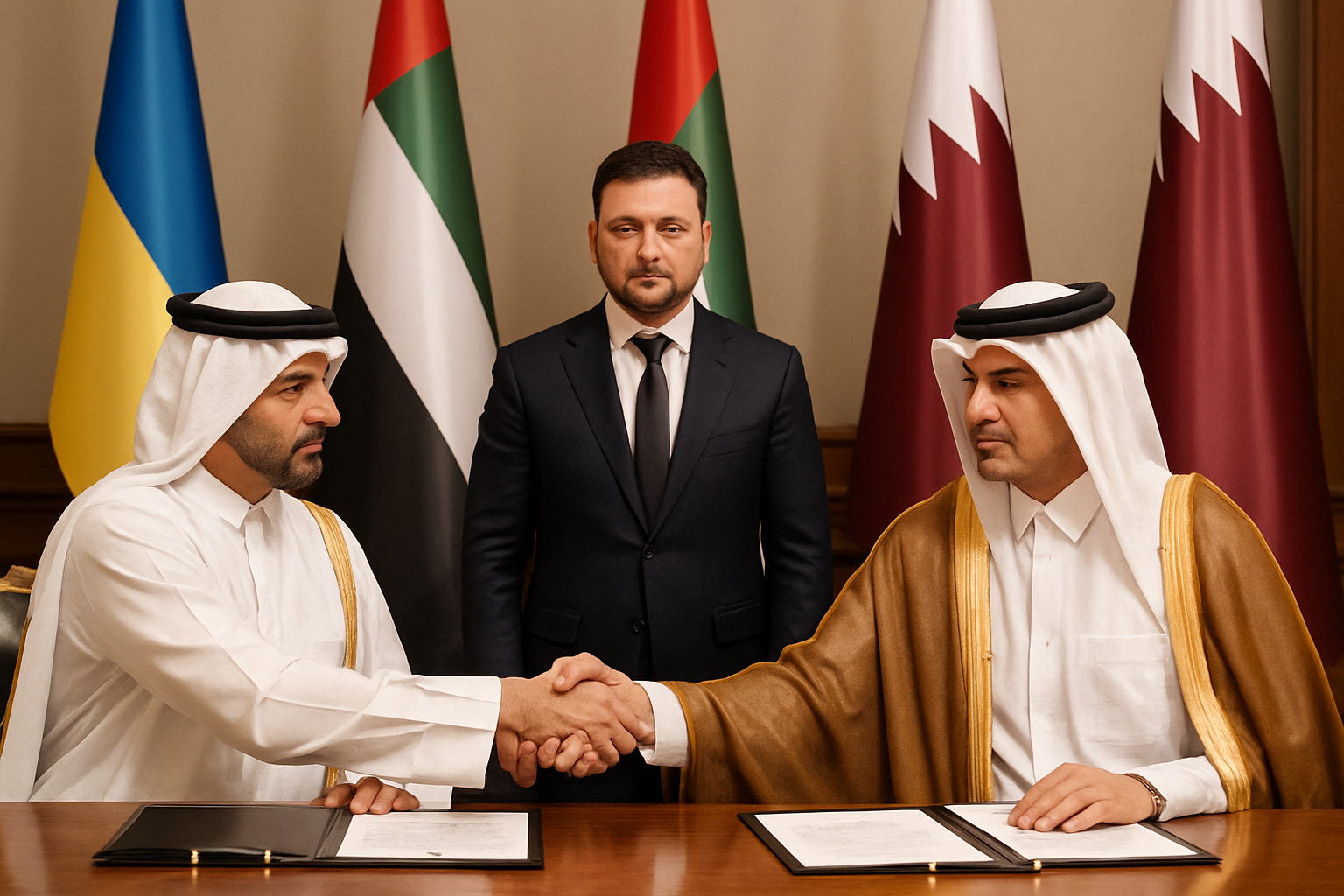 Ukraine Signs Historic Air Defense Deals with UAE and Qatar as Zelensky Expands Gulf Security Partnerships
