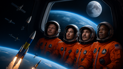 Ukraine Launches Space Program as Artemis II Astronauts Prepare Historic Moon Mission Details