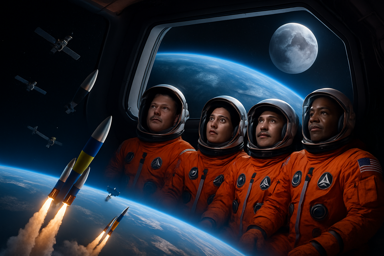 Ukraine Launches Space Program as Artemis II Astronauts Prepare Historic Moon Mission Details