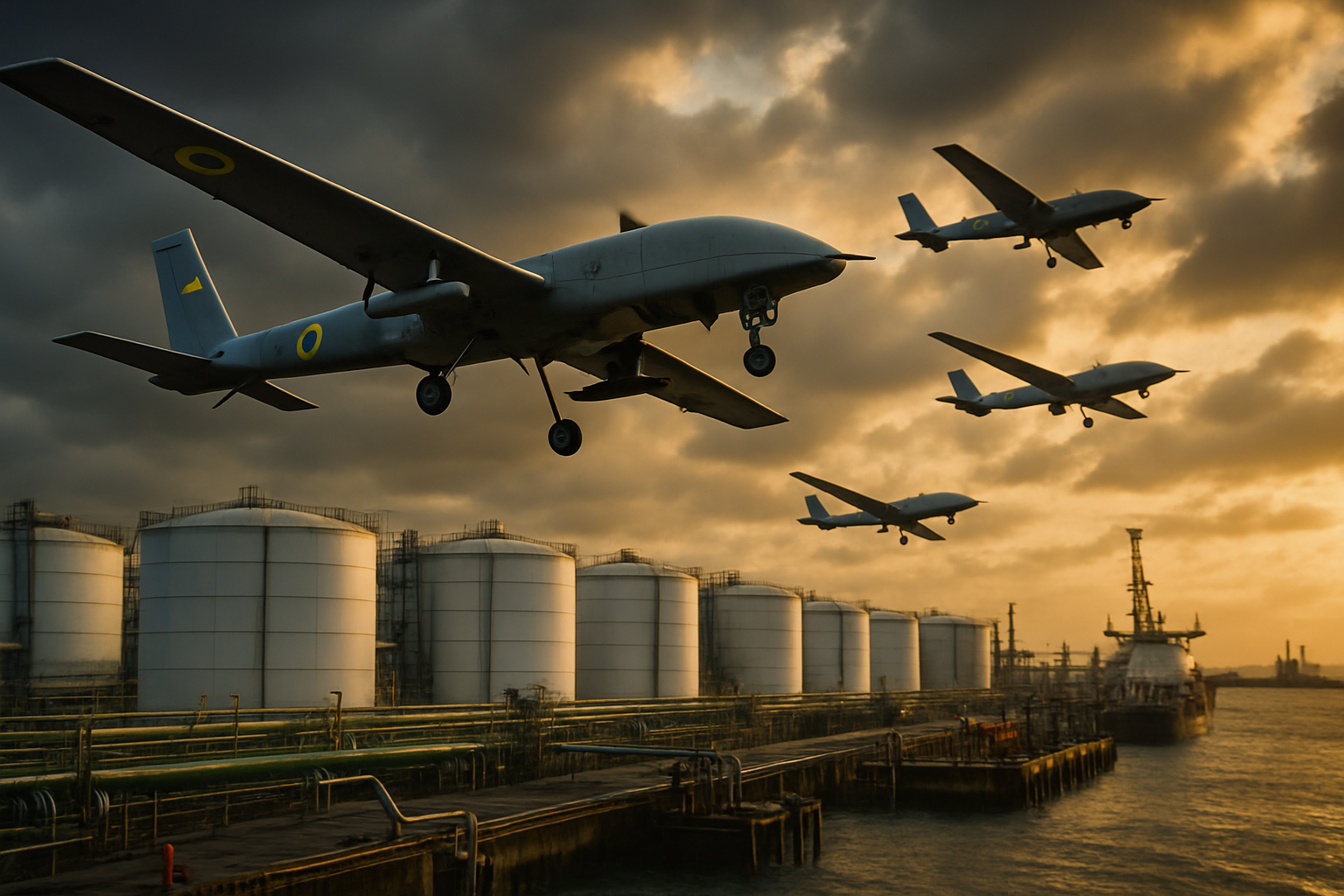 Ukraine Intensifies Strategic Strikes on Russian Energy Infrastructure as Baltic Port Facilities and Crimean Military Sites Hit