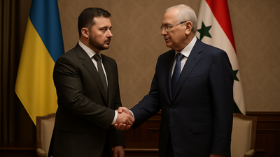 Ukraine's Zelensky Forges Historic Security Partnership with Syria's New Leadership in Damascus