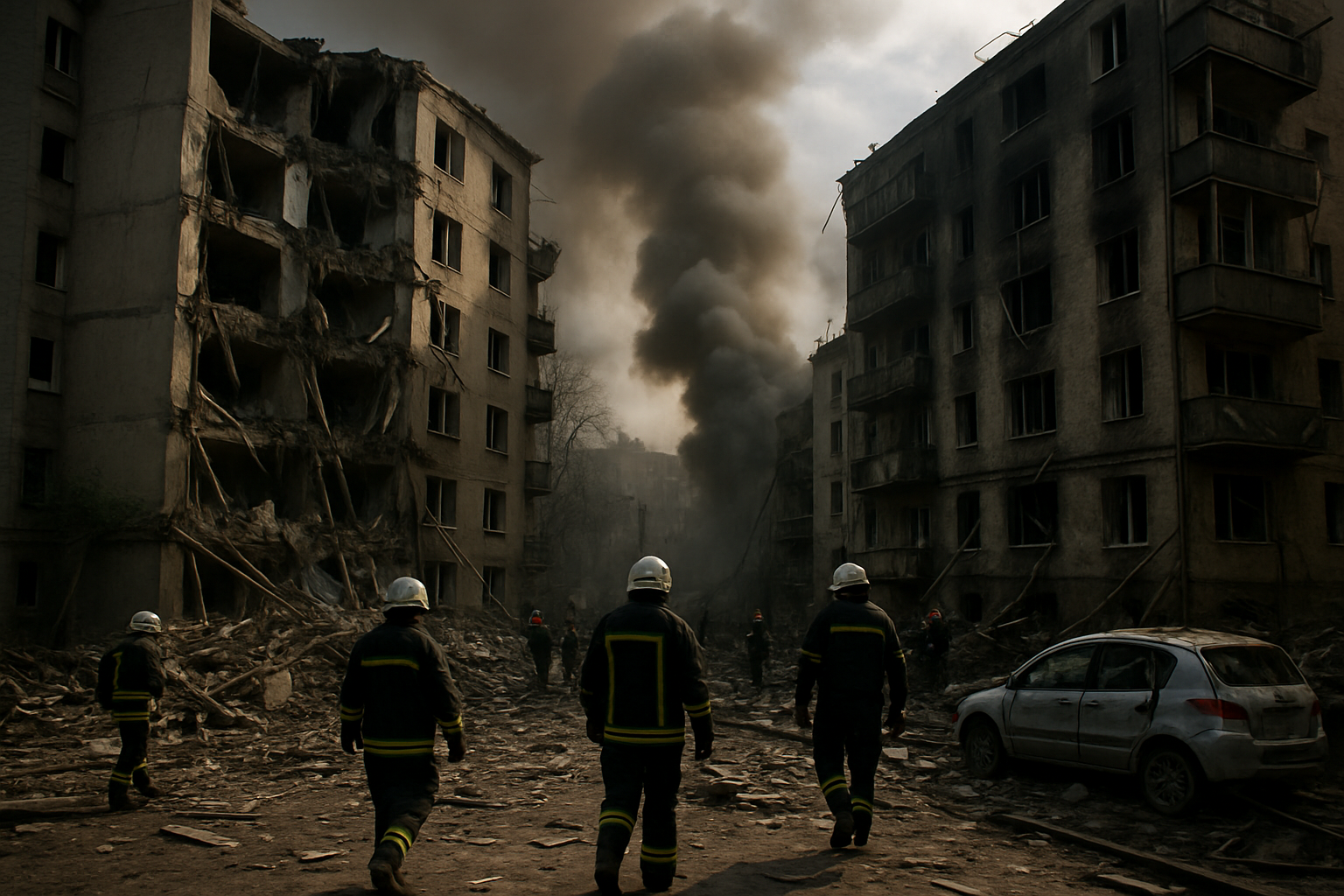 Ukrainian Cities Under Fire: Multiple Civilian Deaths in Russian Drone and Missile Attacks as Peace Talks Remain Stalled