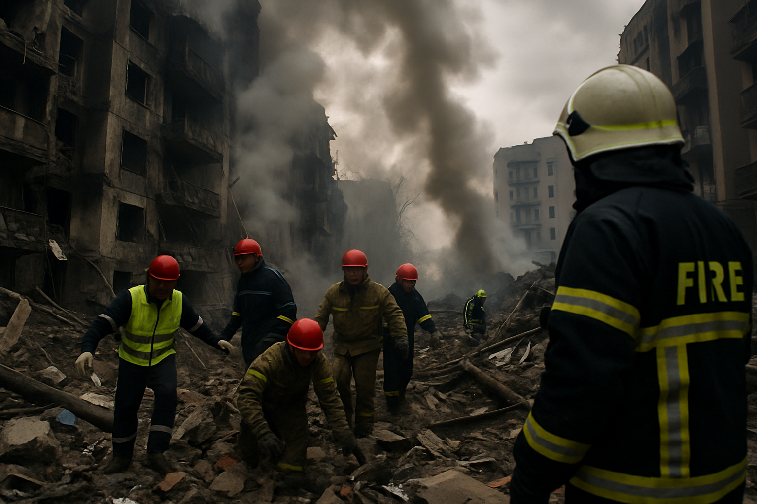 Russia Conducts Massive Strikes on Ukrainian Cities as Daily Casualties Surge to 1,000 Russian Troops