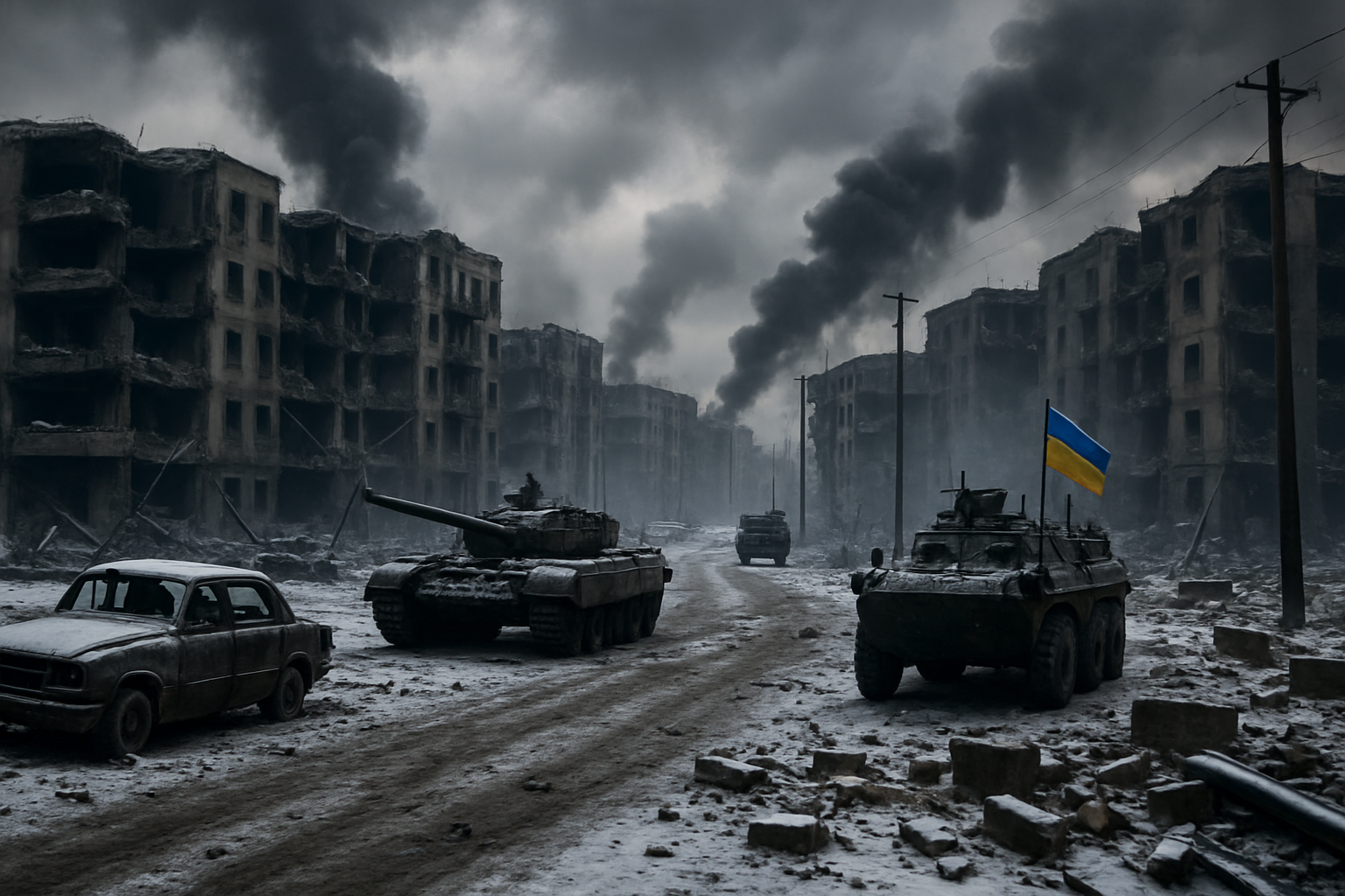 Ukraine War Escalates as Russia Captures New Territory While Gaza Ceasefire Violations Continue